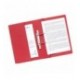 Guildhall Transf Pkt File 420gsm Red P25