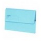 Guildhall Document Wallet Fs Blue Pk50