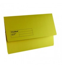 Guildhall Document Wallet Fs Yellow Pk50