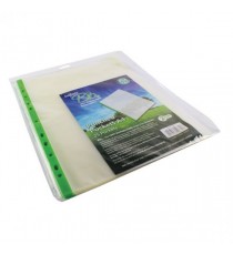 Snopake Bio Punched Pocket A4 Clear Pk25
