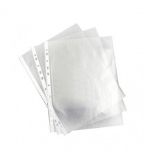 A4 Clear Punched Pockets Pk100