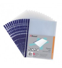 Rexel Nyrex Pocket PVC Open Top Pk25