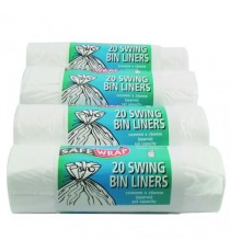 Swing Bin Liners Roll 20 Pk4 Std