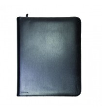 Monolith Zip Leather Ring Binder A4 Blck