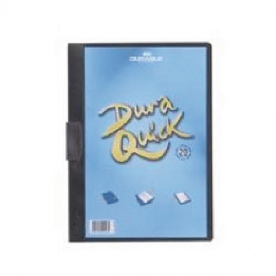Durable Duraquick Folder A4 Black Pk20