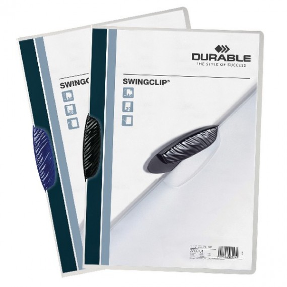 Durable Swingclip Folder A4 Black Pk25