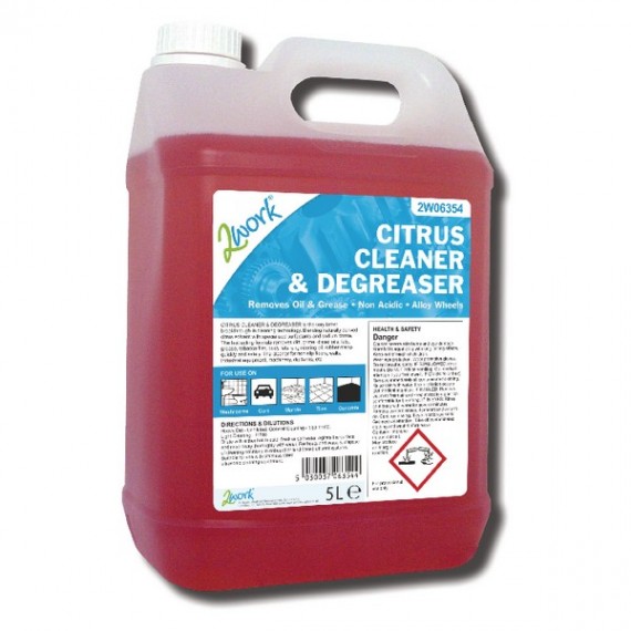 2WORK CITRUS CLNR DEGREASER 5LITRE EACH