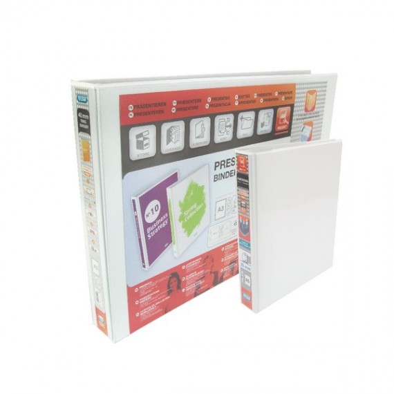 Elba Panorama 2D Ring Binder A5 Wht P6