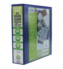 Elba Panorama 4D Ring Binder A4 Blu P4