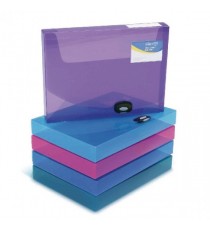 Rapesco Rigid Boxfile 40mm A4 Asstd Pk5
