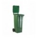 Green 2 Wheel Refuse Container 120 Ltr