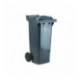 Grey 2 Wheel Refuse Container 120 Ltr
