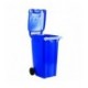 Blue 2 Wheel Refuse Container 360 Ltr