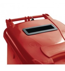 Confidential Waste Wheelie Bin 120Lt Red