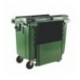 FD 1100L Drop Front Wheellie Bin Green
