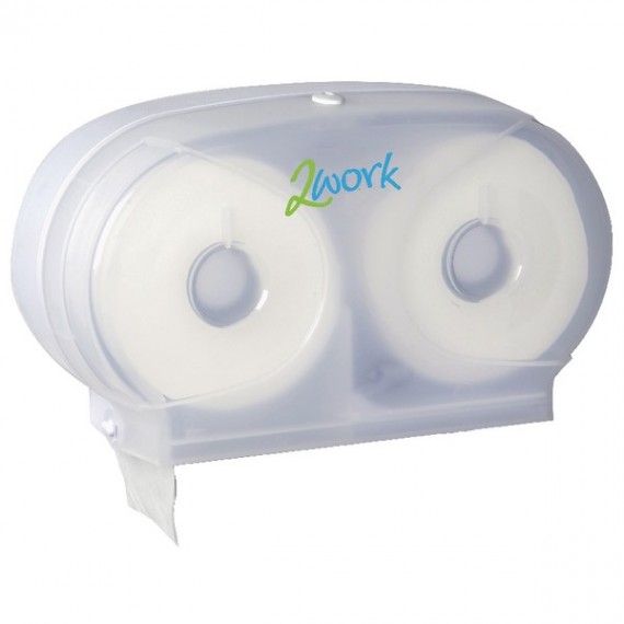 2Work Versa Twin Toilet Roll Dispen