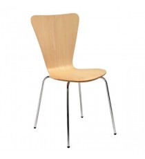 FF Arista Bch Slv Picasso Wood Chair Pk4