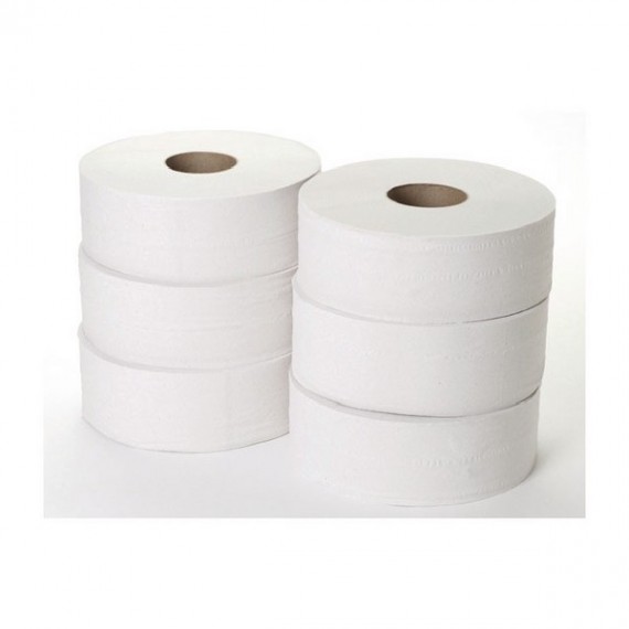 Whitebox 2Ply Jumbo Toilet Roll 300m Pk6