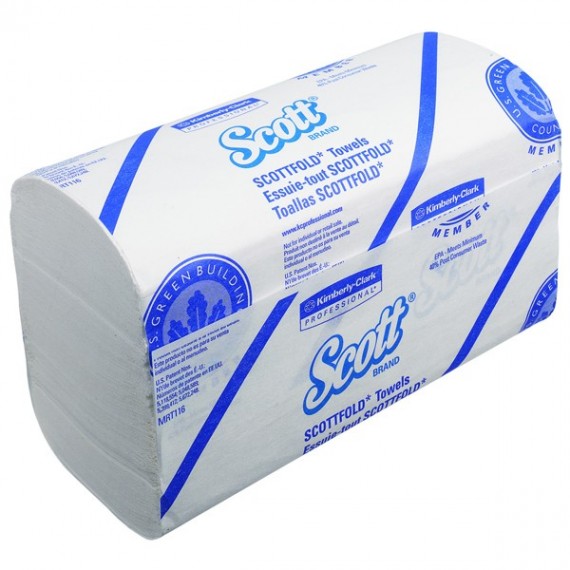 Scott Fold Hand Towels White 6633