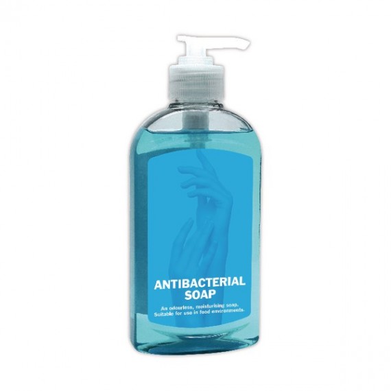 2Work Antibacterial Pump Soap 300ml Pk6