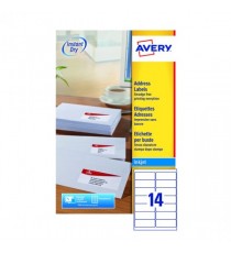 Avery IJet Lbl 14/Sht 99.1x38.1 25Sht