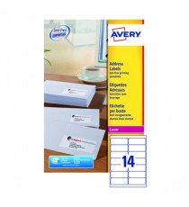 Avery Lsr Lbl Wht P40 L7163-40 FPC