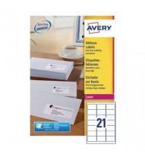 Avery L7160-100 Laser Labels Wht P2100