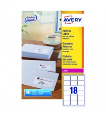Avery L7161-250 Laser Labels White P4500