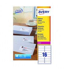 Avery Lsr Lbl Wht Pk100 L7162-100 FPC