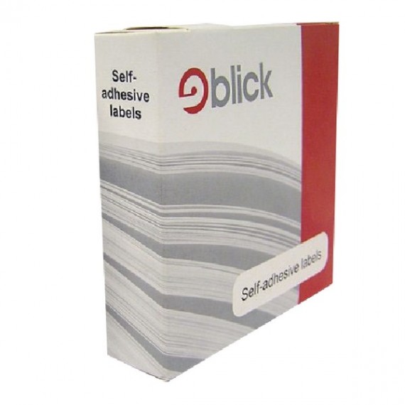 Blick Disp Label 25x50 Wht Pk400 008958