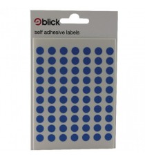 Blick Coloured Labels 8mm Blue Pk9800