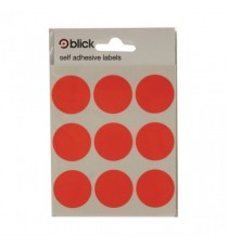 Blick Coloured Labels 29mm Red Pk720