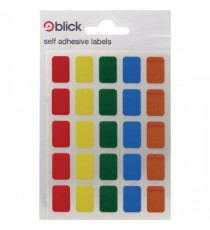 Blick Colour Labels 12x18mm Astd Pk2400