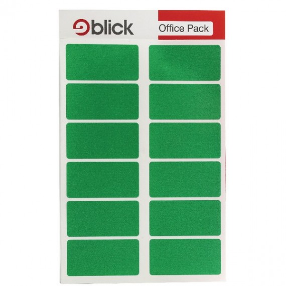 Blick Colour Label 25x50mm Green Pk320