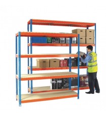 Orange/Zinc H/Duty 150x45cm Shelf 378850
