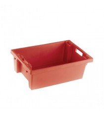 Red Solid Stack/Nesting Container 200mm