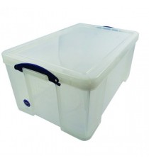 Really Useful Clear 64L Storage Box 64C