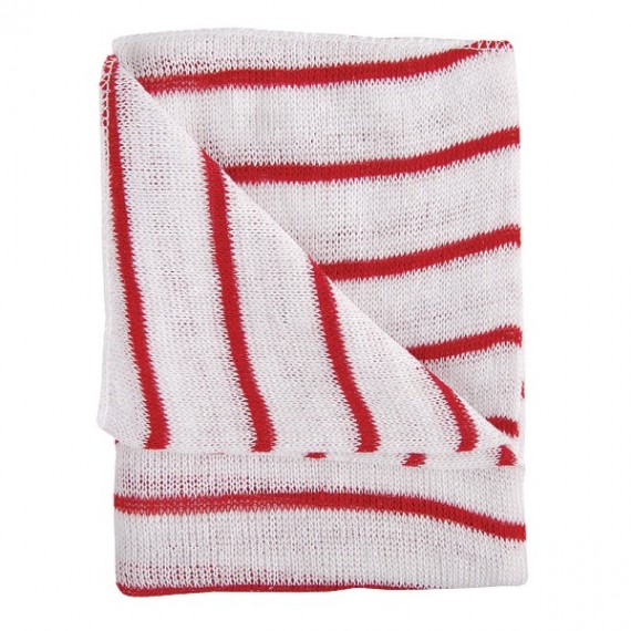 Hygiene Dishcloths Red White Pk10