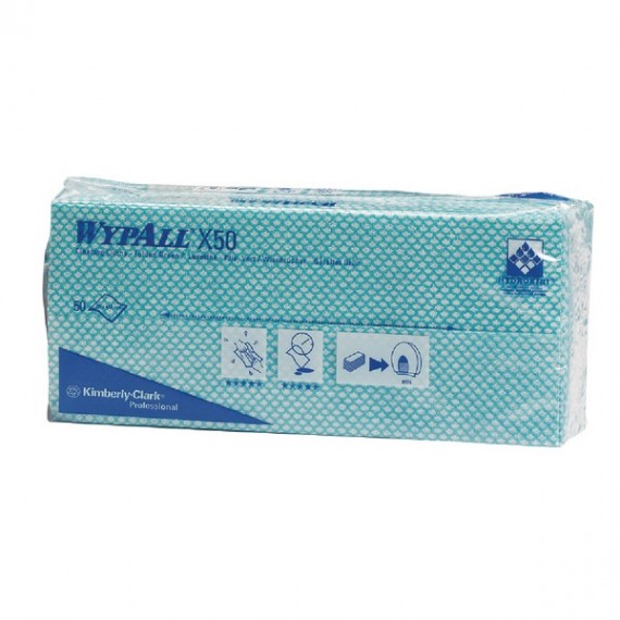 Wypall Green X50 Cleaning Cloths Pk50