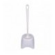 2Work White Toilet Brush and Holder