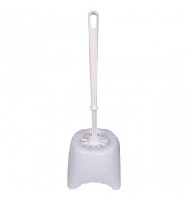2Work White Toilet Brush and Holder