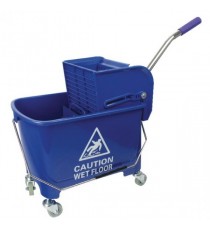 Blue Mobile Mop Bucket Wringer 20Ltr