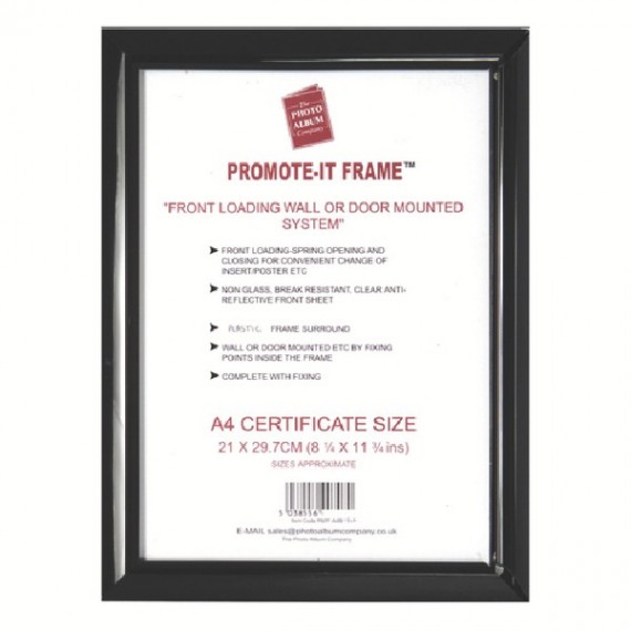 Photoalb A4 Promote It Frame Black