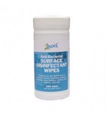 2Work Disinfectant 200 Wipes Tub