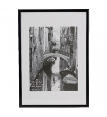 Photoalb A4 Cert Frame Back Loader Blk