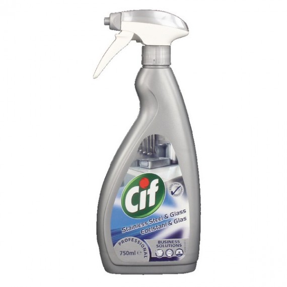 Cif Prof Stainless Glass Cleaner 750ml