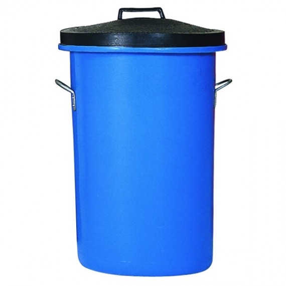 Blue 85 Ltr H Duty Coloured Dustbin
