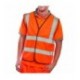 Hi-Viz Vest Orange EN ISO 20471 XL