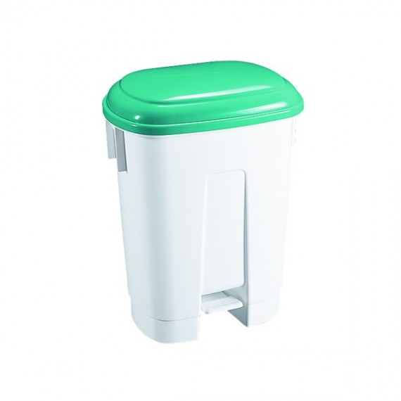 FD 60 L Plastic Bin White/Green 348015