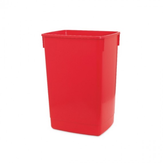 Addis 54L Flip Top Recycle Bin Base Red